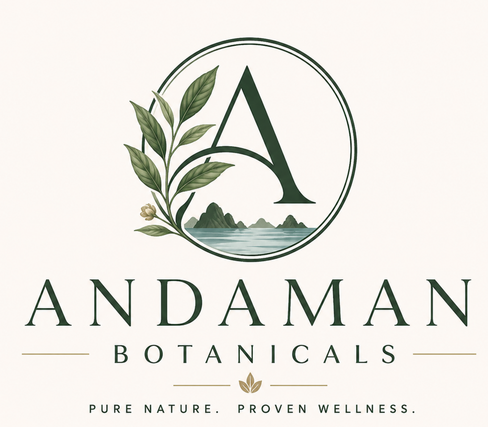 Andaman Botanicals official logo — Pure Nature. Proven Wellness.